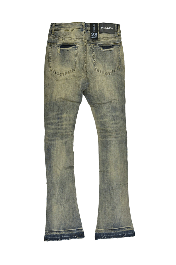 Waimea Staked Fit Dirty Vintage Men Jeans M5772D