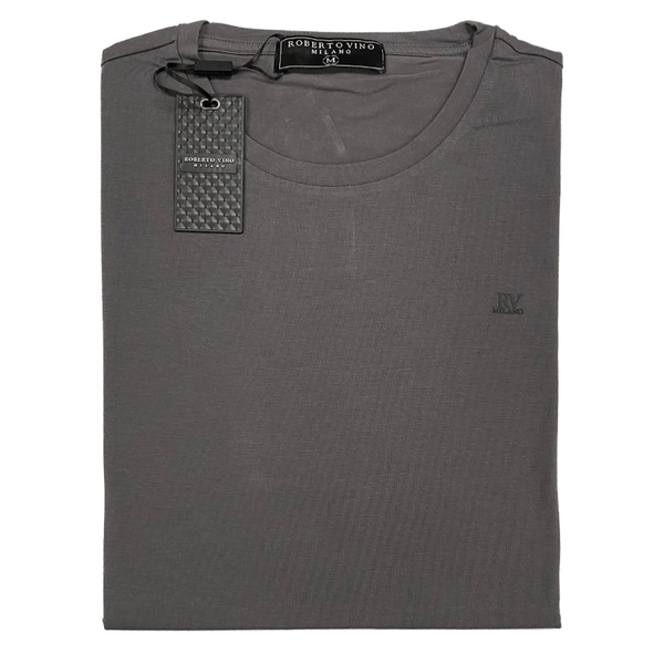 Roberto Vino Milano Dark Grey Men T-Shirts RVT-37