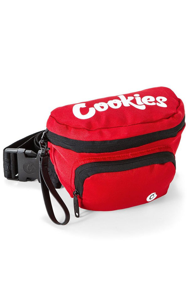 Cookies Smell Proof Environmental Nylon Fanny Pack Red Men Bags 1548A4625