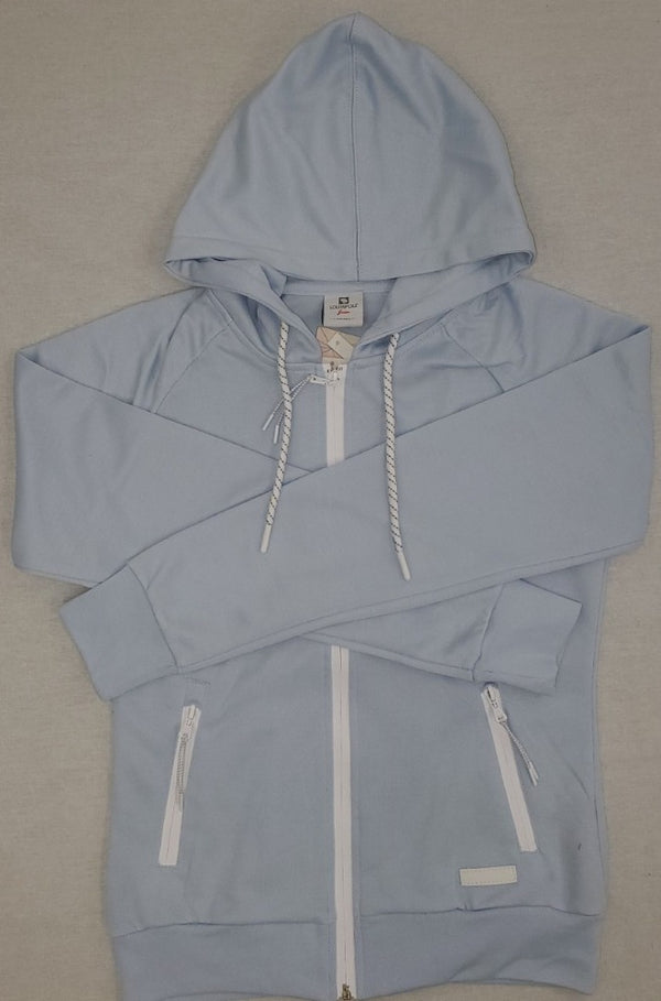 Southpole Tech Fleece Sky Blue Women Zip Up Hoodie Sweatshirt 18323-1518