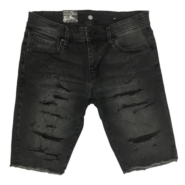 Jordan Craig Shredded Black/Shadow Jean Shorts J3165S