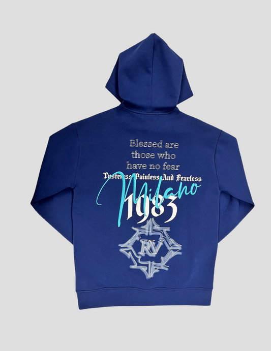 World Wide Navy Hoodie