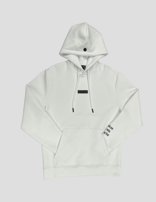 Fake World White Hoodie