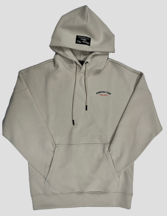 Flame Hoodie Beige