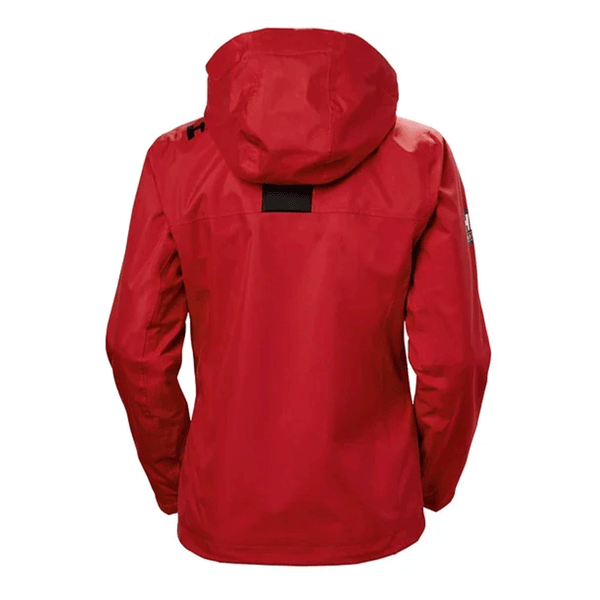 Helly Hansen Crew Hooded Midlayer Red Rouge Women Jacket 33891-162