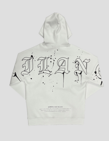 Milano Paint White Hoodie