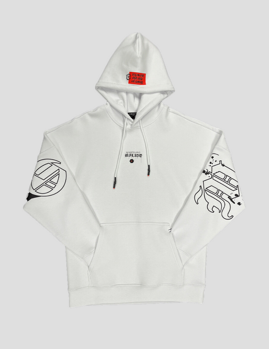 Milano Paint White Hoodie