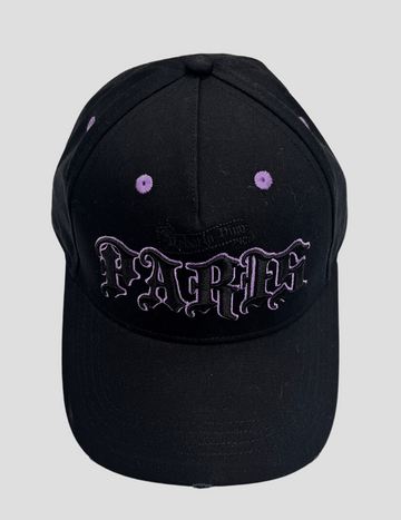 Paris Cap Black-Purple