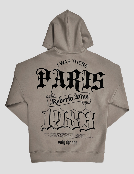 Paris Hoodie Grey