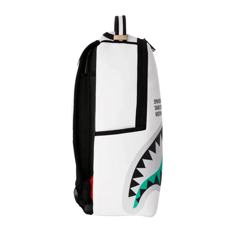 Sprayground Shark Central Reflex White/Black Backpack 910B6253NSZ