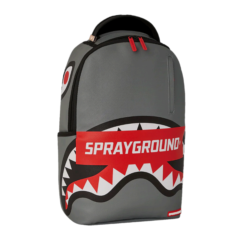 Sprayground Unisex Core Grey DLXSV Backpack 910B6434NSZ