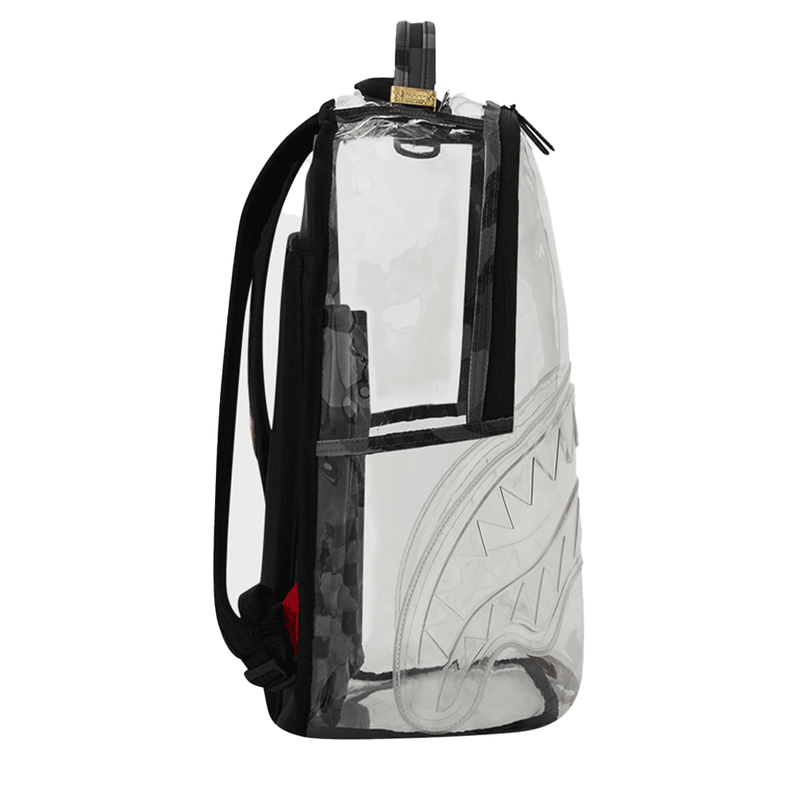 Sprayground 3AM Shark Detail Clear Backpack 910B6655NSZ