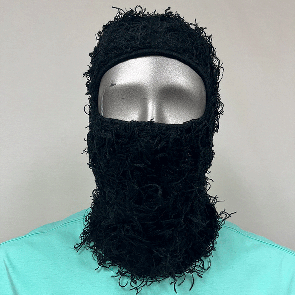 Access Apparel Full Face Black Mask ACC-FURRYMASK