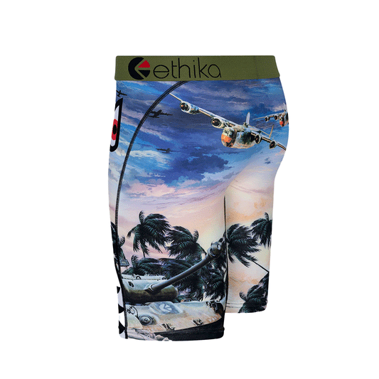 Ethika Bmr Military Parade Green/Blue Boys Boxer BLST2927