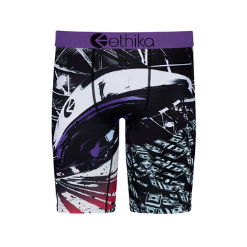 Ethika Money Pit Purple/Black Boys Boxer BLST2939