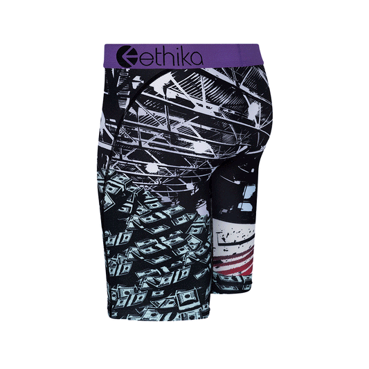 Ethika Money Pit Purple/Black Boys Boxer BLST2939