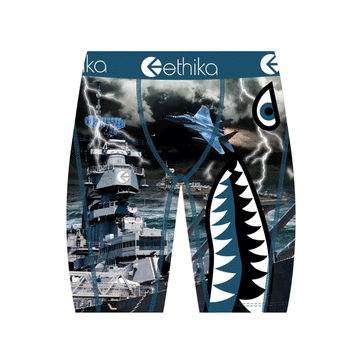 Ethika Bmr Naval Blue/Black Boys Boxer BLST2999