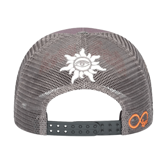 Godspeed Grey/Red trucker Hat GS-FOREVER