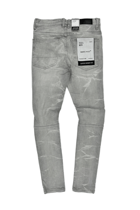 Smoke Rise Shotgun Fashion Cloud Grey Men Jeans JP22508