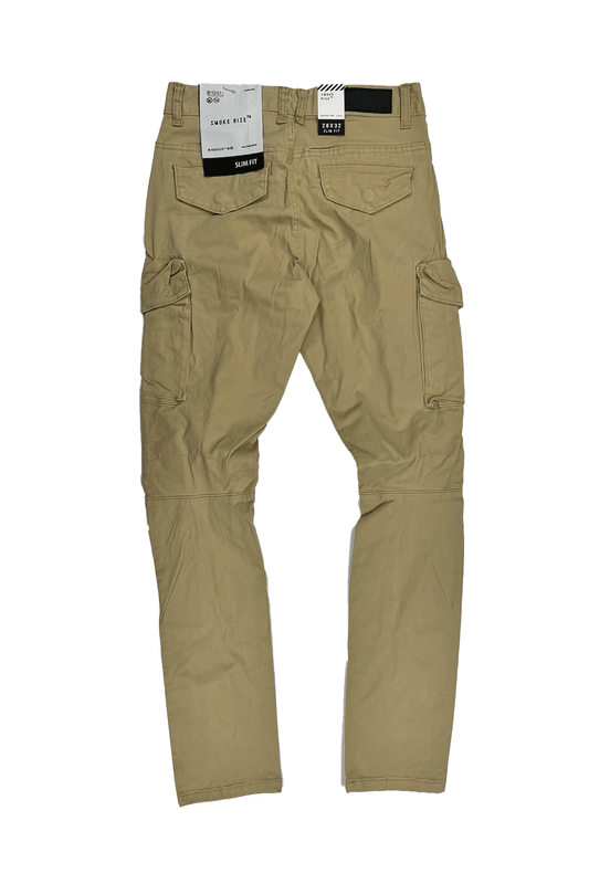 Smoke Rise Utility Twill Slim Fit Khaki Men Pant JP23110