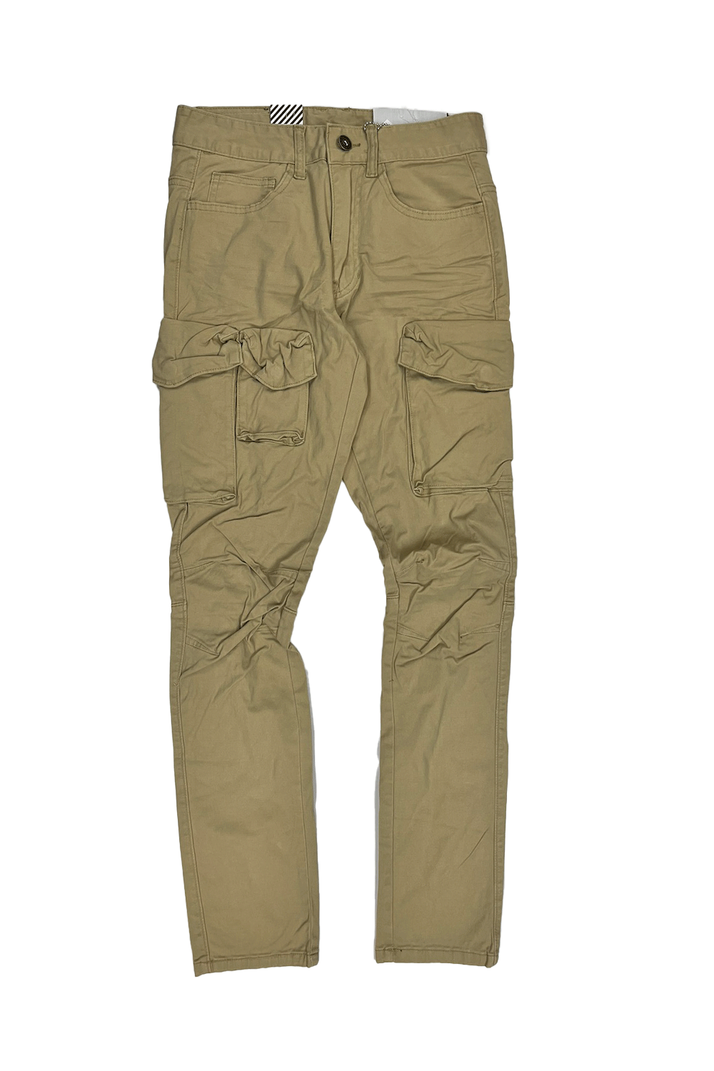 Smoke Rise Utility Twill Slim Fit Khaki Men Pant JP23110