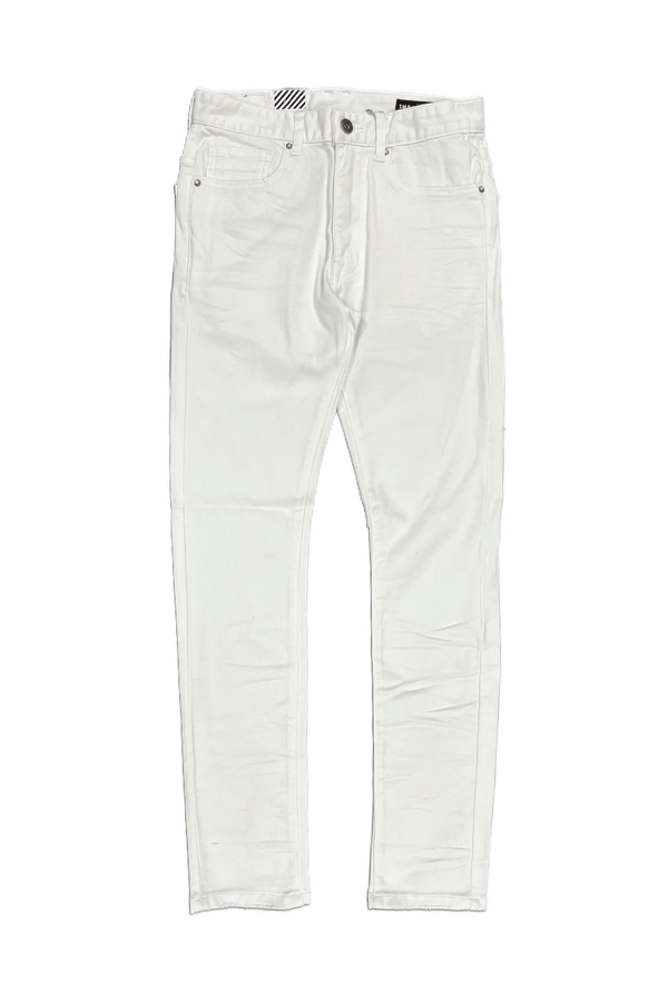Smoke Rise Premium Washed White Men Jeans JP23240