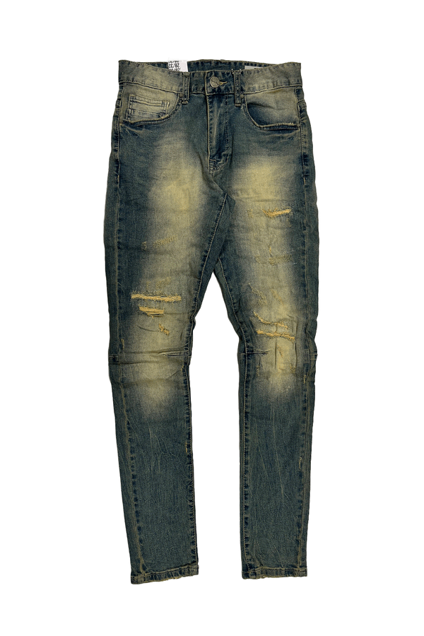 Smoke Rise Super Stretch Vintage Wash Munich Blue Men Jeans JP24532