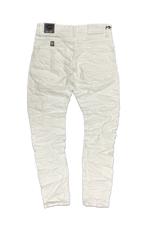 Jordan Craig Crushed and Rolled White Men Jeans JR1095A