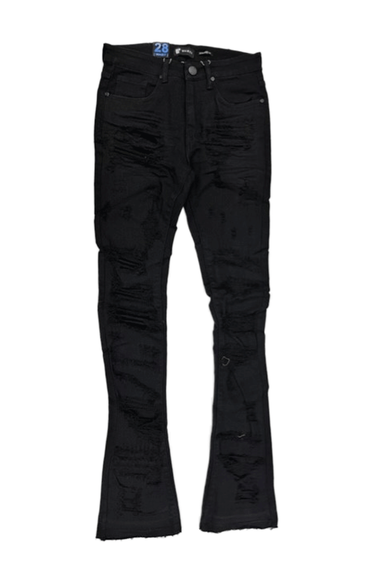 Waimea Stacked Jet Black Men Jeans M5757T