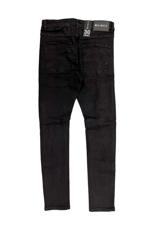 Waimea Skinny Fit Jet Black Men Jeans M8021D