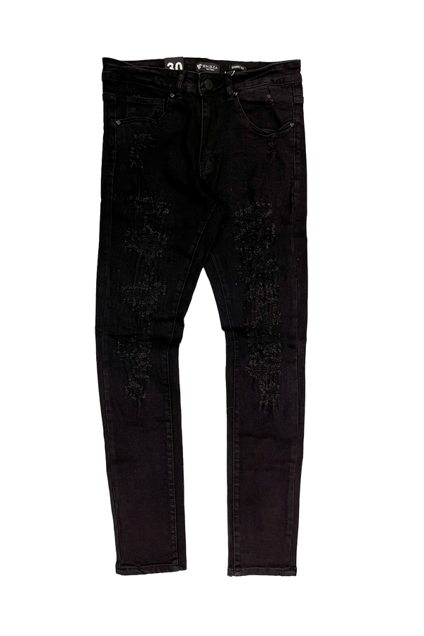Waimea Skinny Fit Jet Black Men Jeans M8021D