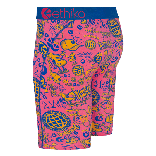 Ethika Famile Worldwide Pink Men Boxer MLUS3307