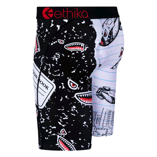 Ethika Composition Book Black/Red Men Boxer MLUS3310