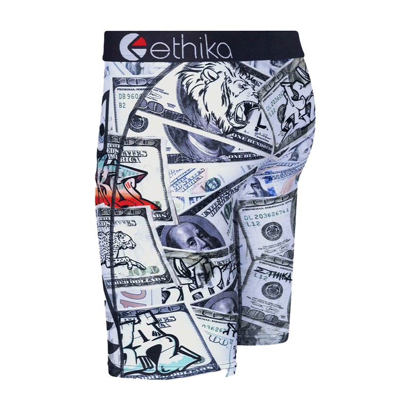 Ethika Bomber Money Pit White/Black Men Boxer MLUS3320