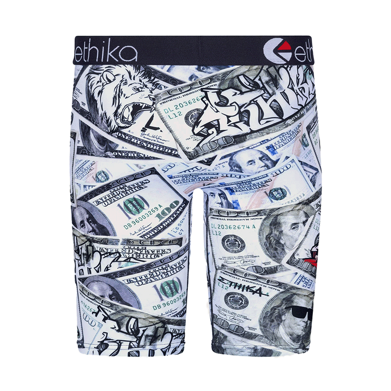 Ethika Bomber Money Pit White/Black Men Boxer MLUS3320