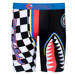 Ethika Bomber Raceway Black/White Men Boxer MLUS3327