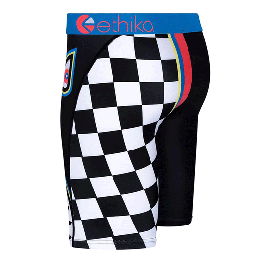 Ethika Bomber Raceway Black/White Men Boxer MLUS3327