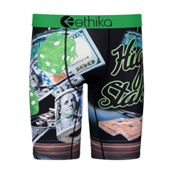 Ethika Double Down Black/Green Men Boxer MLUS3331