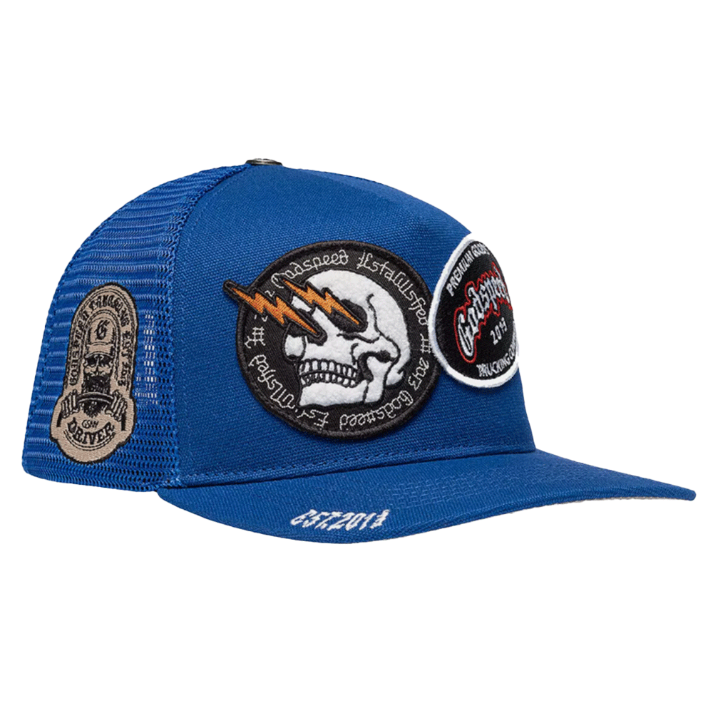 Godspeed Royal/Blue Unisex Trucker Cap OG-PATCH