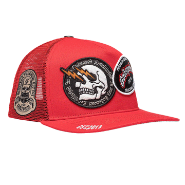 Godspeed Red Unisex Trucker Cap OG-PATCH