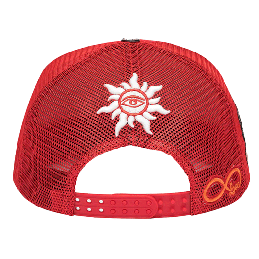 Godspeed Red Unisex Trucker Cap OG-PATCH