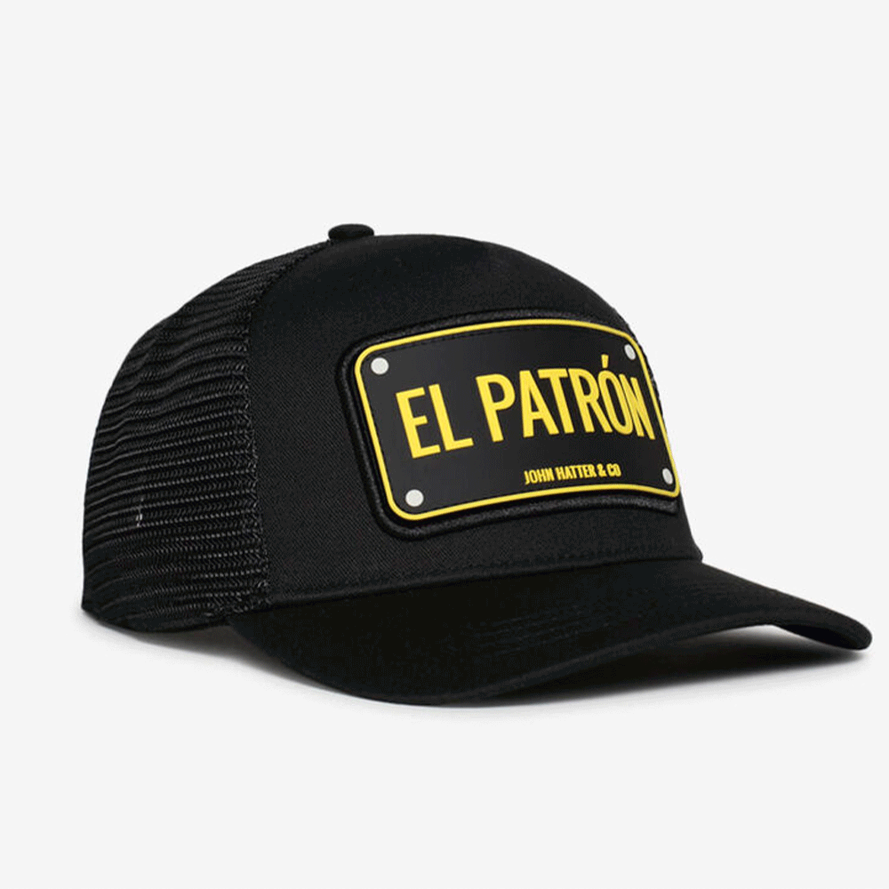 John Hatter El Patron Trucker Black Cap R-1001