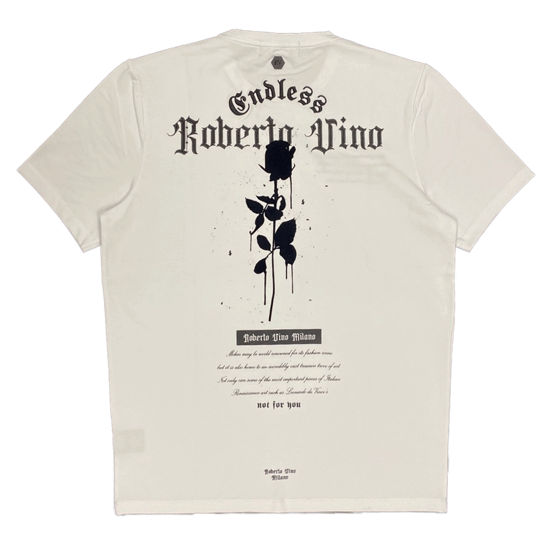 Roberto Vino Milano White Men T-Shirts RVT-1