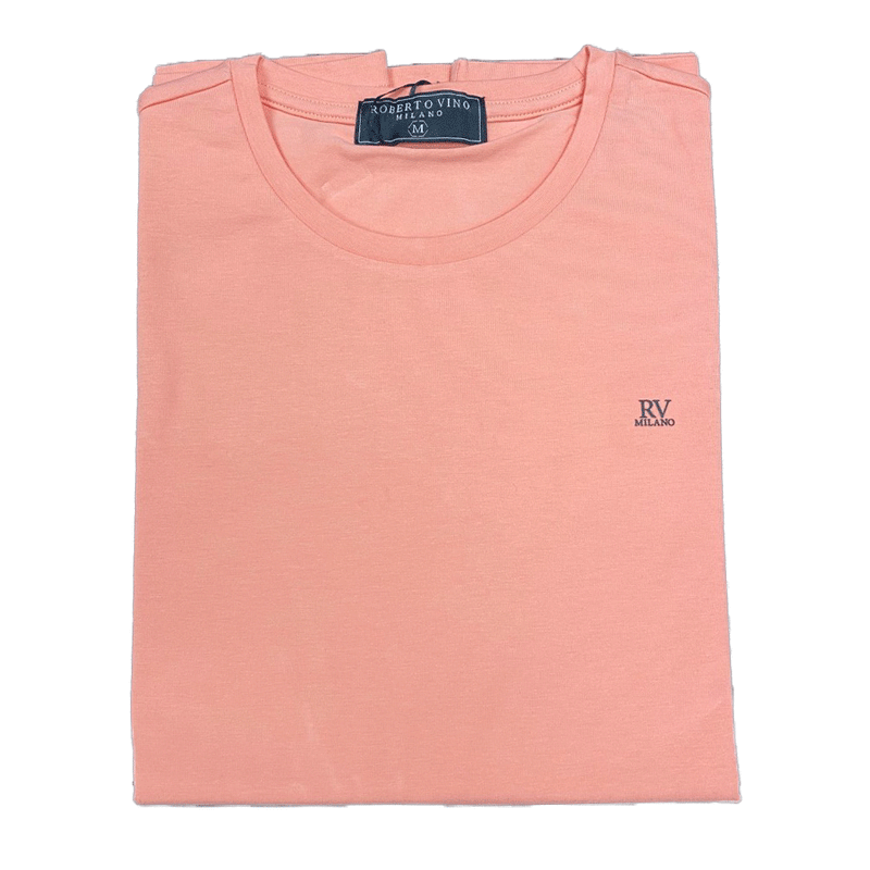 Roberto Vino Milano LT. Pink Men T-Shirts RVT-37