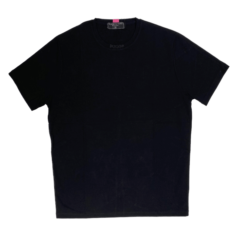 Roberto Vino Milano Black Men T-Shirts RVT-4