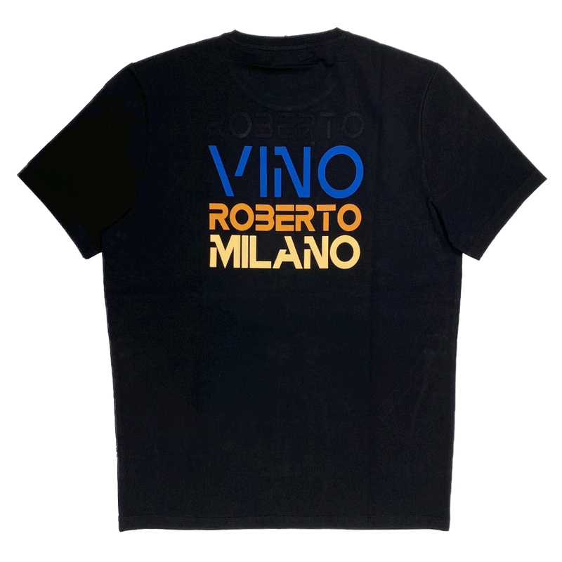 Roberto Vino Milano Black Men T-Shirts RVT-66