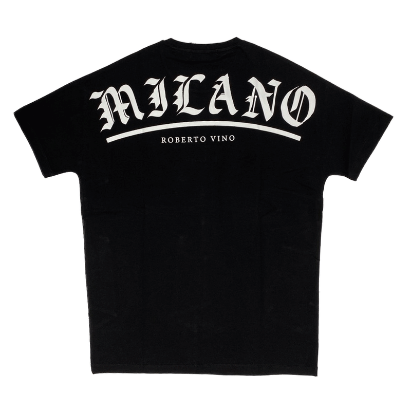 Roberto Vino Milano Black Men T-Shirts RVT-74