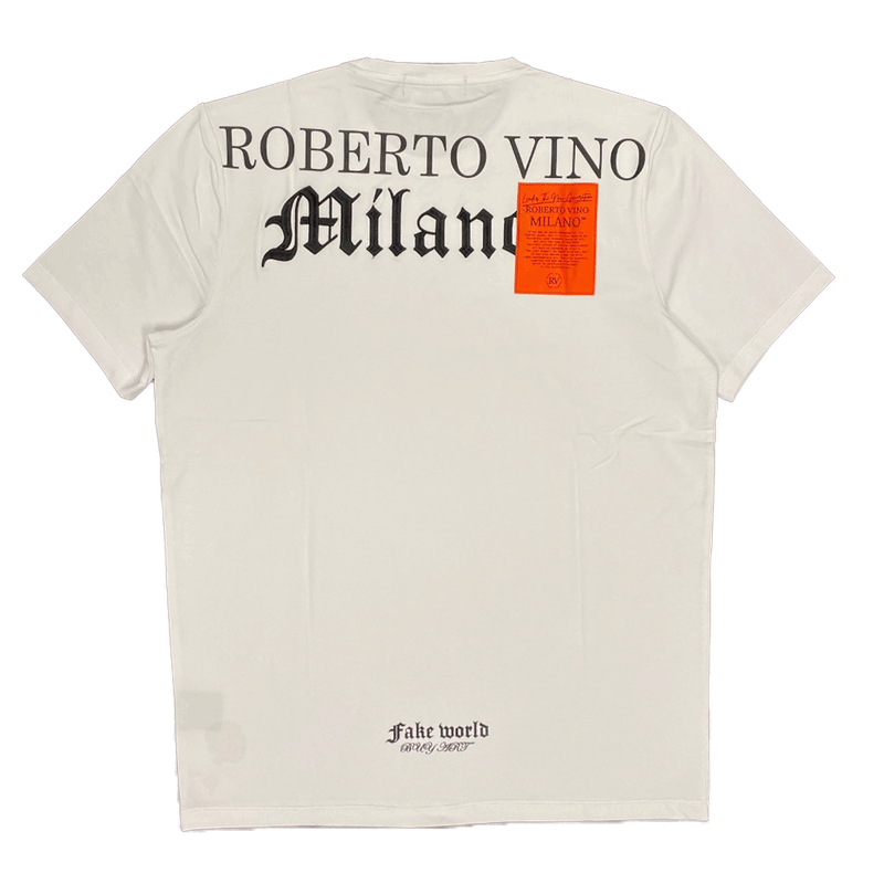 Roberto Vino Milano White Men T-Shirts RVT-8