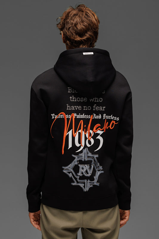 World Wide Black Hoodie