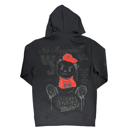 WJeans Black Men Hoodies WJ-HO-14USA